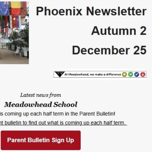 image of newsletter front page